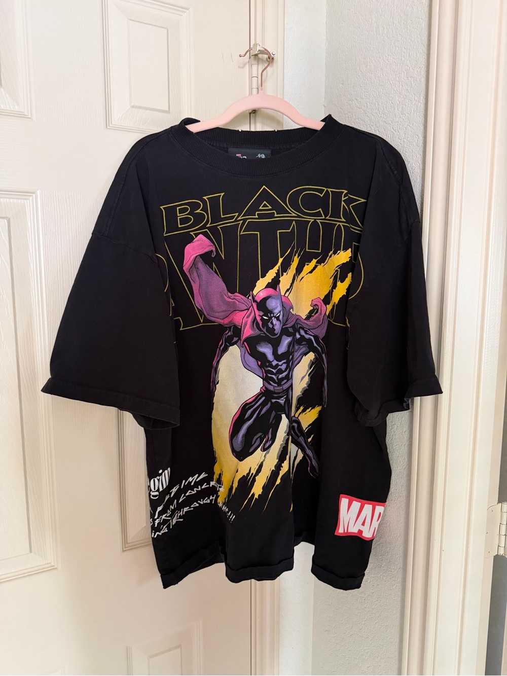 Civil Regime Black Panther Men’s T-Shirt - XXL